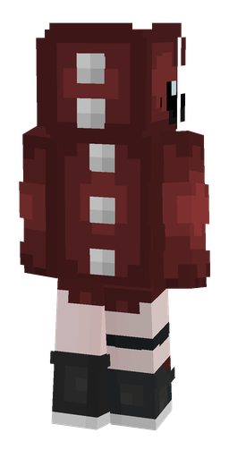 Black skin: body, back render