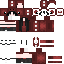 Black skin: raw texture render
