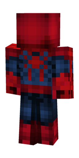 Black skin: body, back render