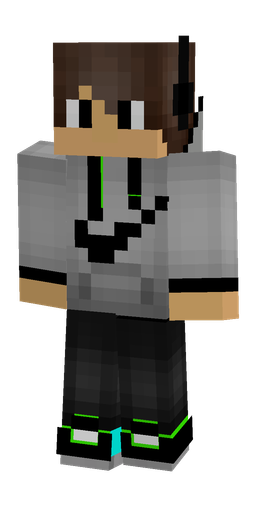 Black skin: body, front render