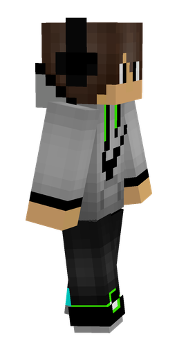Black skin: body, right side render