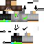 Black skin: raw texture render