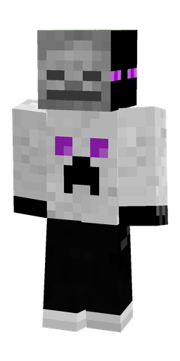 Black skin: body, back render