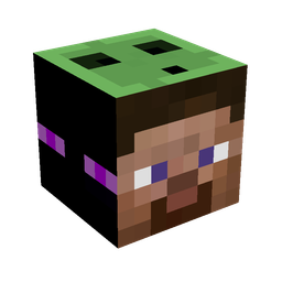 Black skin: head render