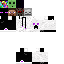 Black skin: raw texture render