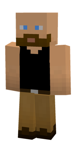 Black skin: body, front render