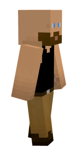 Black skin: body, right side render
