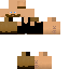 Black skin: raw texture render