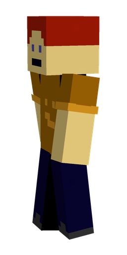 Black skin: body, left side render
