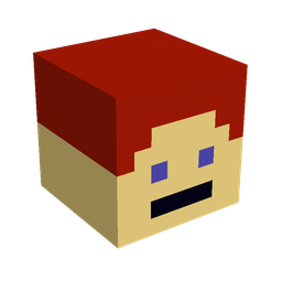 Black skin: head render