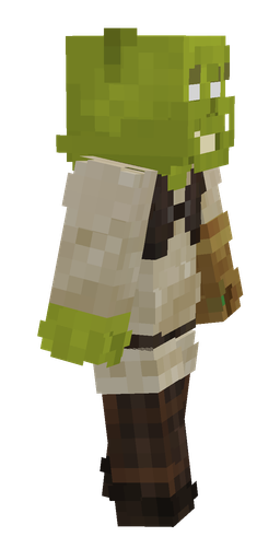 Brown skin: body, right side render