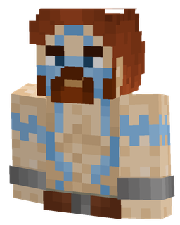Brown skin: bust render