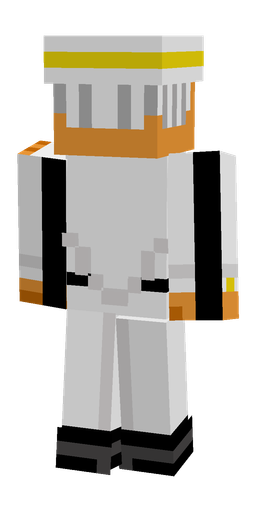 Black skin: body, back render