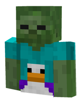 Blue skin: bust render