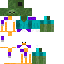 Blue skin: raw texture render