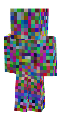 Blue skin: body, back render