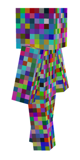 Blue skin: body, right side render