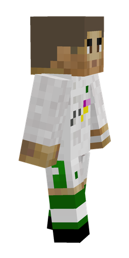 Brown skin: body, right side render