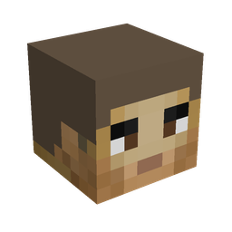 Brown skin: head render