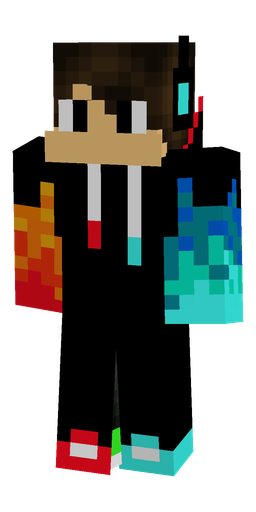 Black skin: body, front render