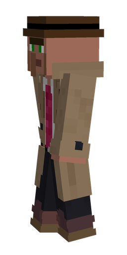 Black skin: body, left side render