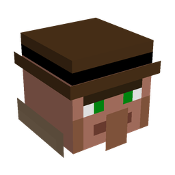 Black skin: head render