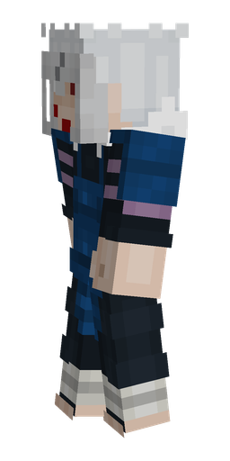 Black skin: body, left side render