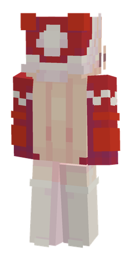 Orange skin: body, back render