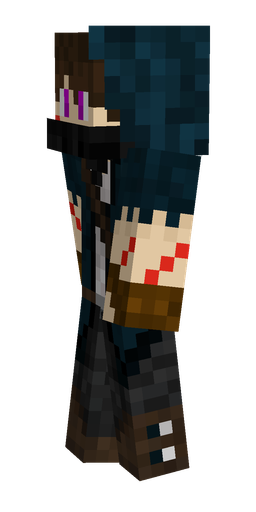 Black skin: body, left side render