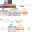 Blue skin: raw texture render