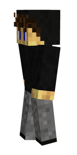 Black skin: body, left side render