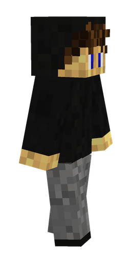 Black skin: body, right side render