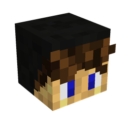 Black skin: head render