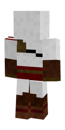 Brown skin: body, back render