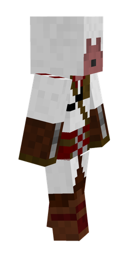 Brown skin: body, right side render