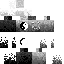 Black skin: raw texture render
