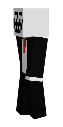 Black skin: body, left side render