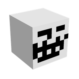 Black skin: head render