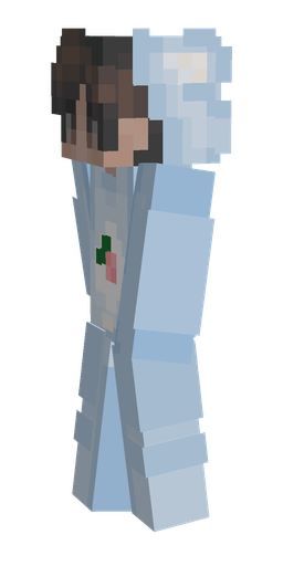 Blue skin: body, left side render