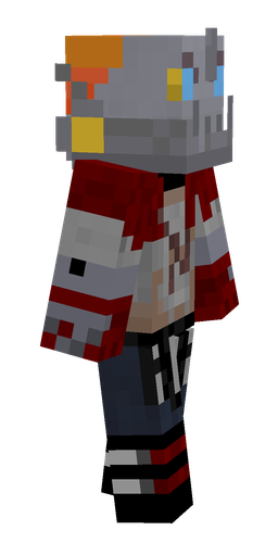 Black skin: body, right side render