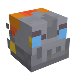 Black skin: head render