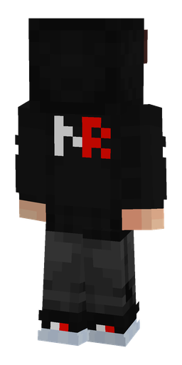 Black skin: body, back render