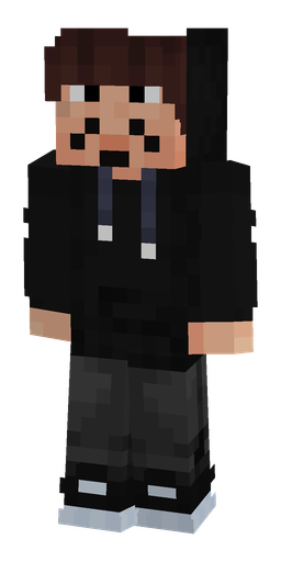 Black skin: body, front render