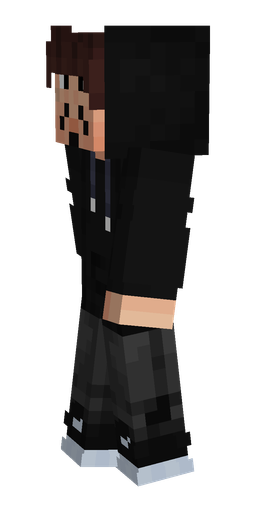 Black skin: body, left side render