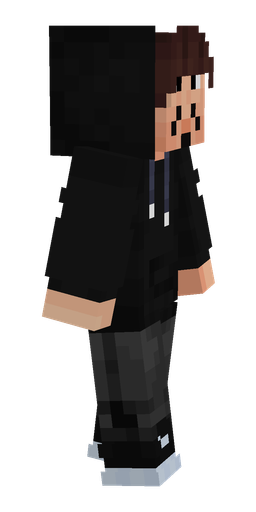 Black skin: body, right side render