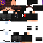 Black skin: raw texture render
