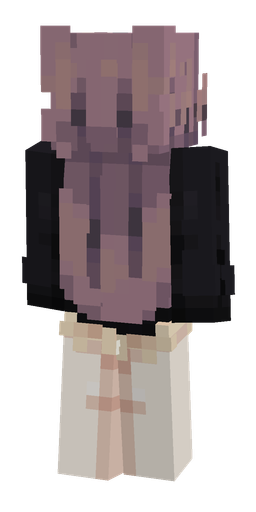 Black skin: body, back render