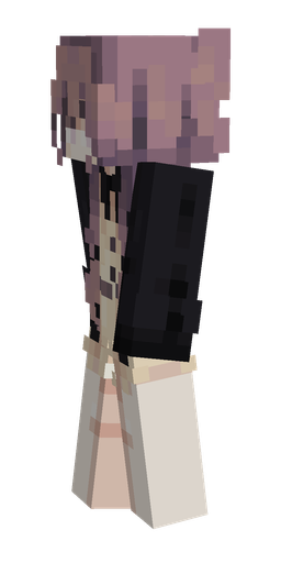 Black skin: body, left side render