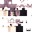 Black skin: raw texture render