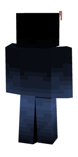 Black skin: body, back render